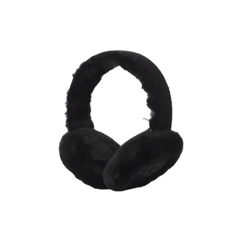 UGG Sheepskin Earmuffs Unisex Black-0
