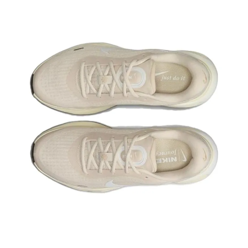 Nike Journey Run Anti Slip Wear Resistant Low Top Running Shoes Women's White-4