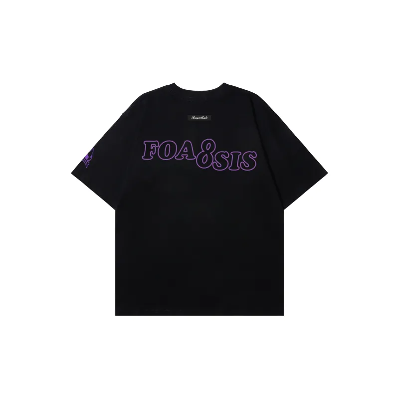 FOASIS Regular T Shirt Unisex Black-1