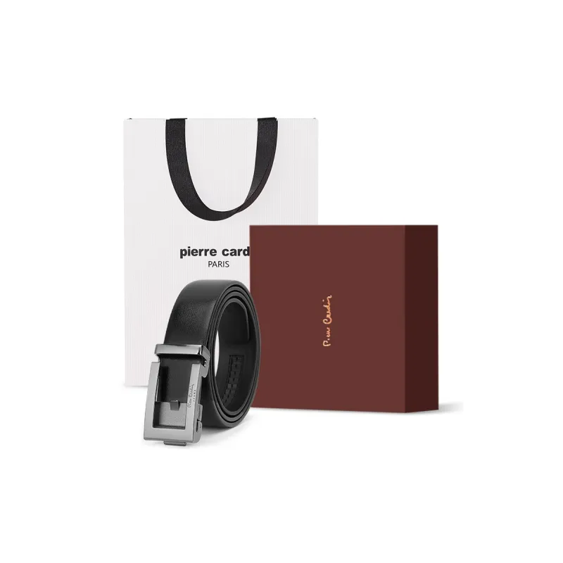 PIERRE CARDIN Cow Leather, Father, Father in Law, Dad Belt Box Men's 3.5cm-5