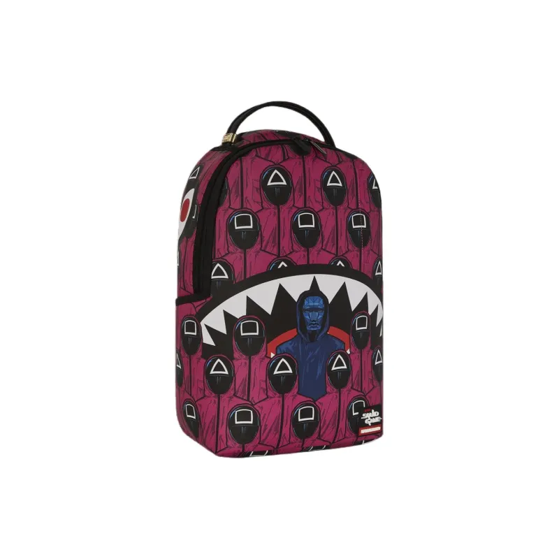 SPRAYGROUND Artificial Leather Backpack Unisex Pink-1