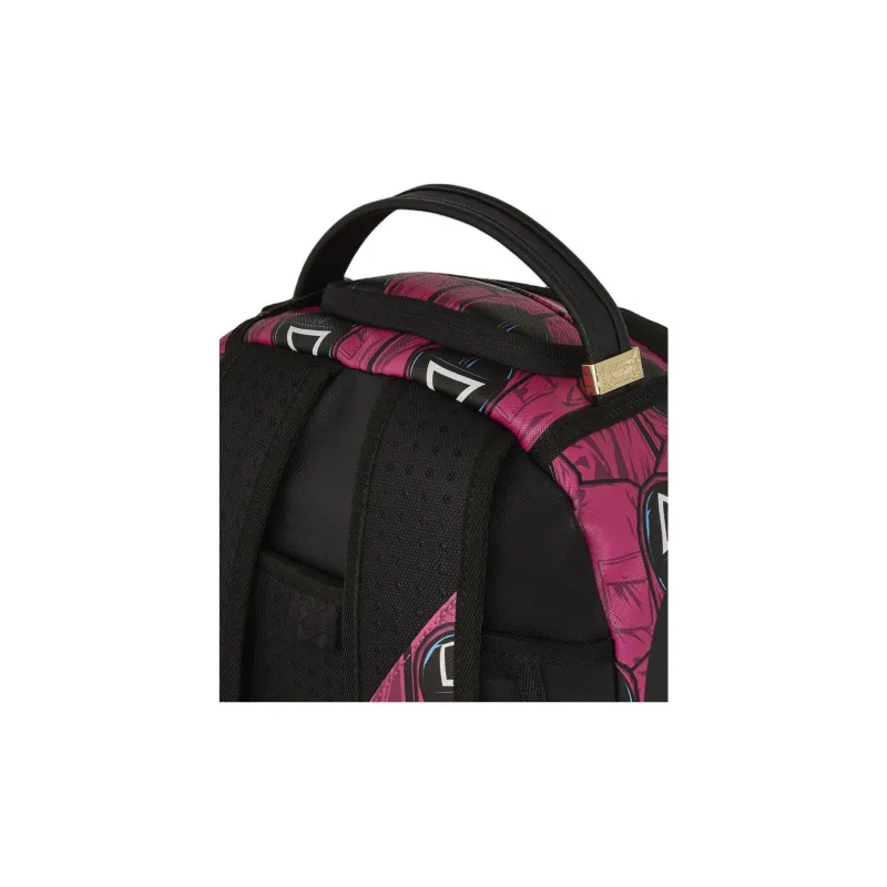SPRAYGROUND Artificial Leather Backpack Unisex Pink-9