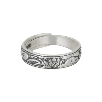 CHIC ZONE 999 Fine Silver Rings Women's