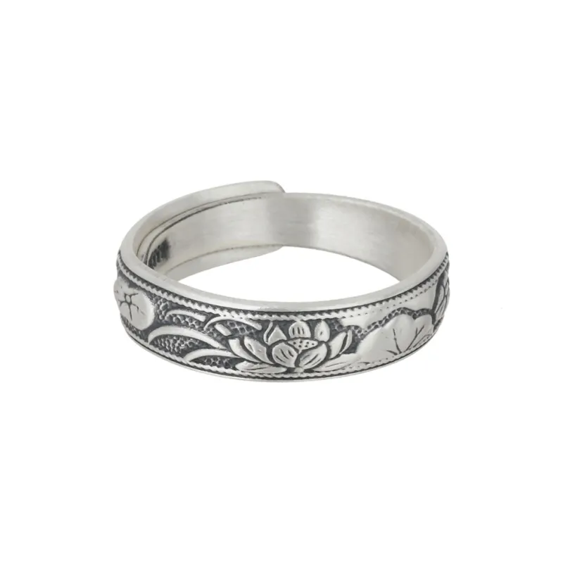 CHIC ZONE 999 Fine Silver Rings Women's-0