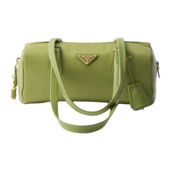 PRADA Re Nylon Recycled Polyamide Shoulder Bag Medium Size Women's Grass Green