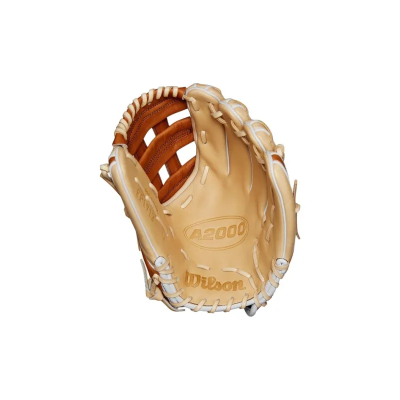 Wilson Baseball Gloves Pitching Glove Leather Unisex Gold Umber-2