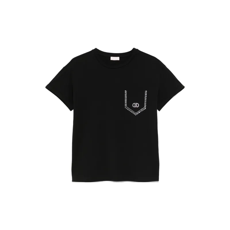 Liu Jo Mirror detailed T shirt-0