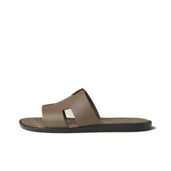 HERMES Izmir Slide Slippers Men's Umber