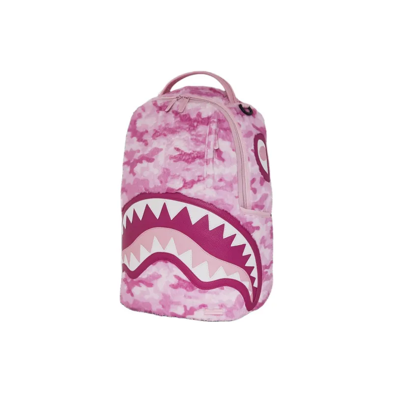 SPRAYGROUND Artificial Leather Backpack Unisex Pink-1