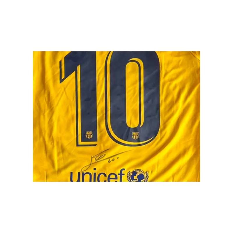Three For FC Barcelona 2019 20 Season Jersey Framed Outer Frame Approximately 65x85cm Icons Certificate Unisex-3