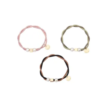QIMEILA Rubber Band Hair Tie Women's