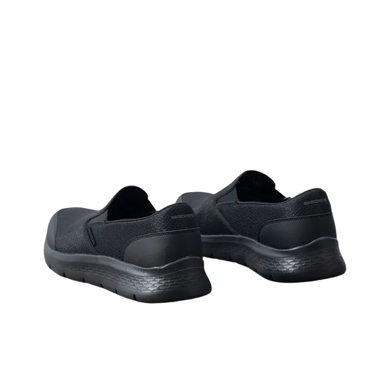 Skechers Go Walk Fle Anti Slip Wear Resistant Low Top Casual Shoes Men's Black-1