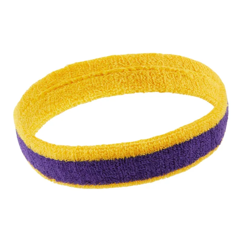 Nike Sweatbands Elastic Gold Purple Combination Elastic Material Unisex-1