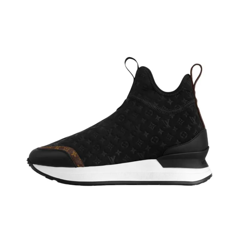 LOUIS VUITTON Neo Run Away High Top Casual Shoes Unisex Black-0