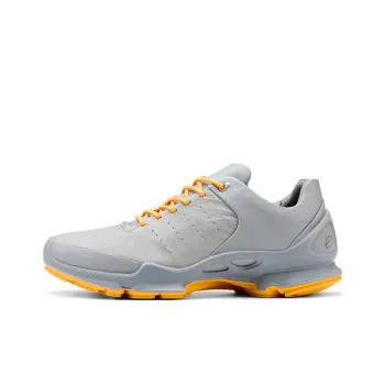 Ecco BIOM C Low Top Trekking Shoes Men's Gray Orange