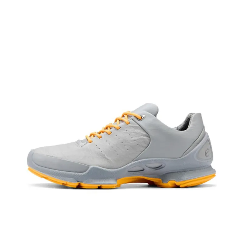 Ecco BIOM C Low Top Trekking Shoes Men's Gray Orange-0