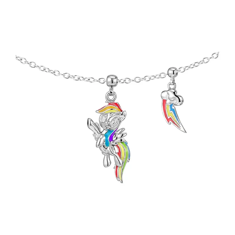 KADER x MY LITTLE PONY Copper Necklaces Women's Gold Silver, Girlfriend Women's Gift Box Set-19