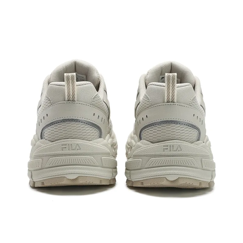 FILA Cushioning Wear-Resistant Low-Top Running Shoes Men's Oat Brown-4