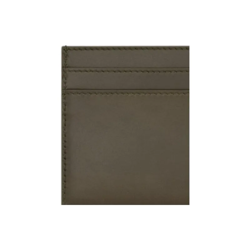 SAINT LAURENT PARIS Smooth Leather Card Holder Regular Men's Light Musk-2