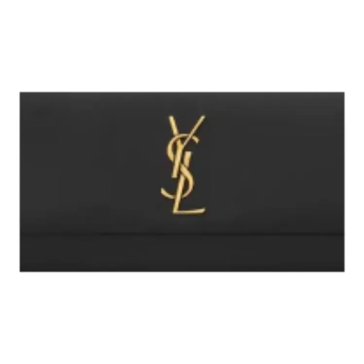 SAINT LAURENT Lambskin Handheld Shoulder Bag Regular Women's Black-5