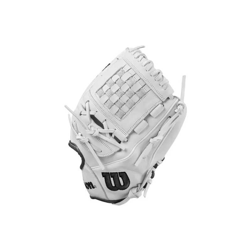 Wilson Baseball Gloves Pitching Glove Leather Unisex White-1