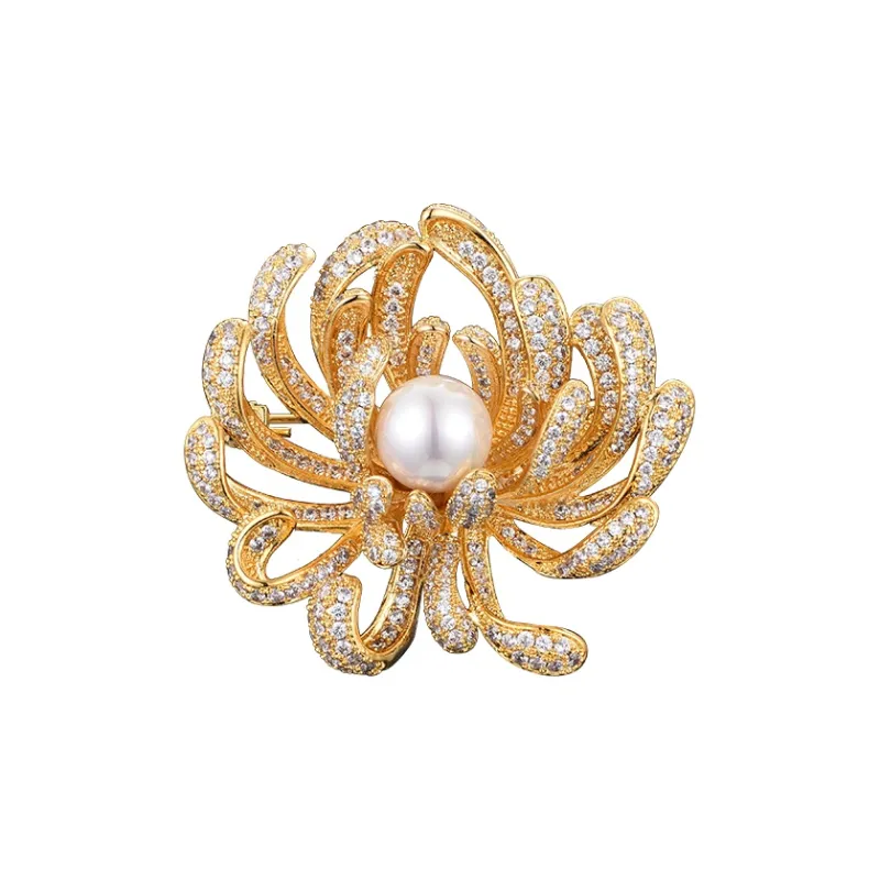 Lan Ying Austrian Crystal Brooches Women's-0