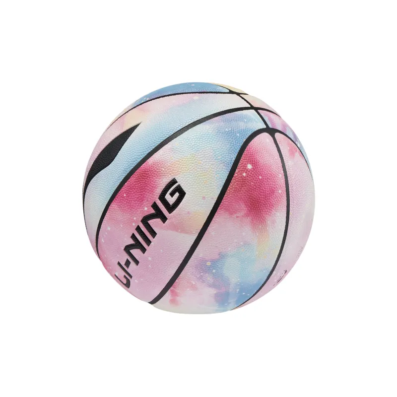 LiNing Badfive B8000 PU Basketball Pink/Black/Blue Size 7 Training Unisex-2