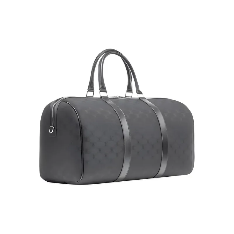 CELINE Triomphe Cow Leather Travel Bag Unisex Black-1