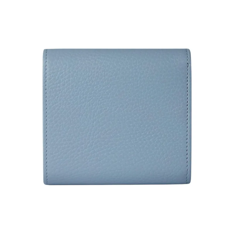 GUCCI Leather Wallet Medium Size Women's Light Blue-2