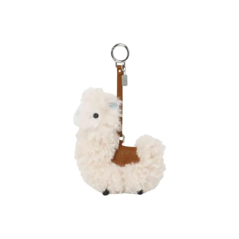 TUMI Polyester Charm Bag Accessory Women's White & Umber-0