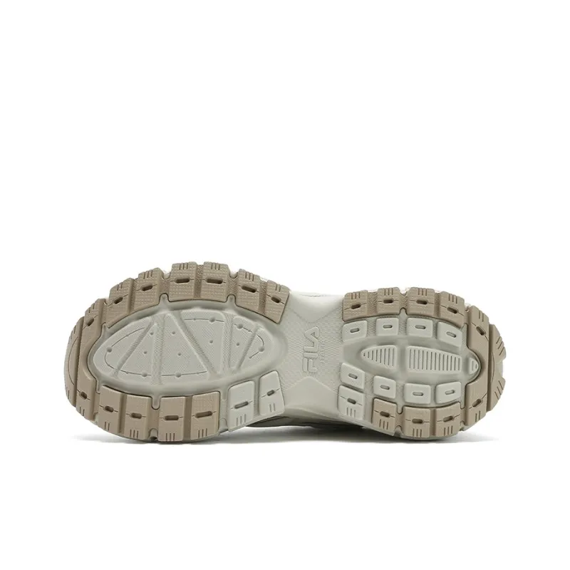 FILA Cushioning Wear-Resistant Low-Top Running Shoes Men's Oat Brown-5