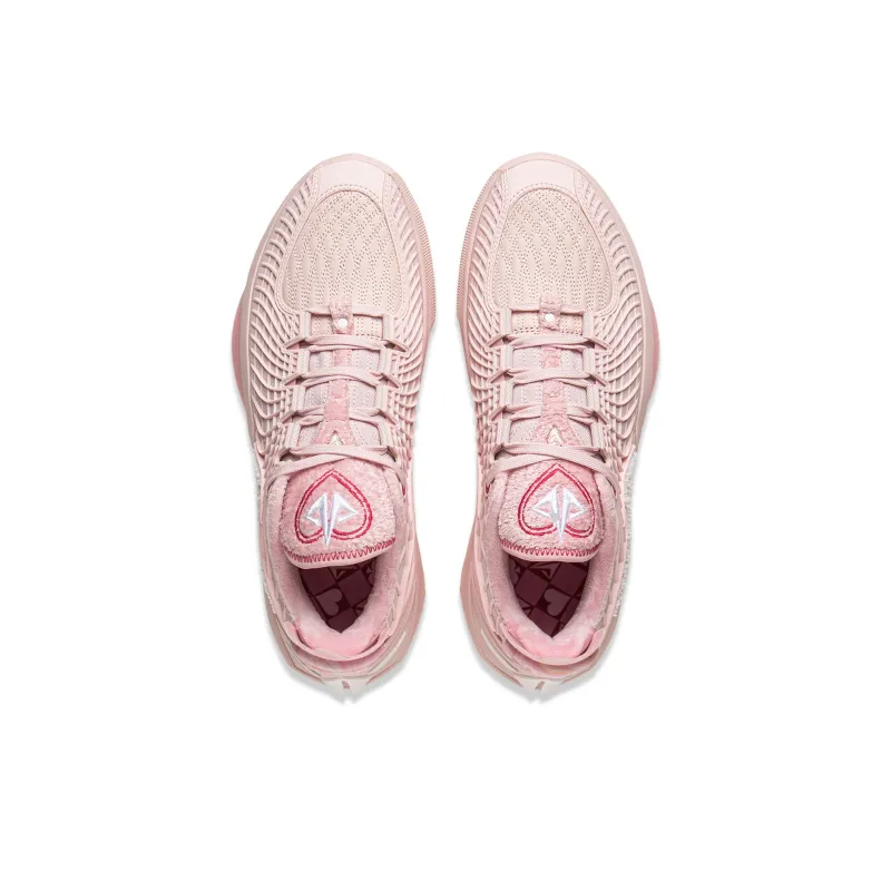 LiNing JB3 Anti Roll over Coverage Low Top Basketball Shoes Men's Light Pink-3