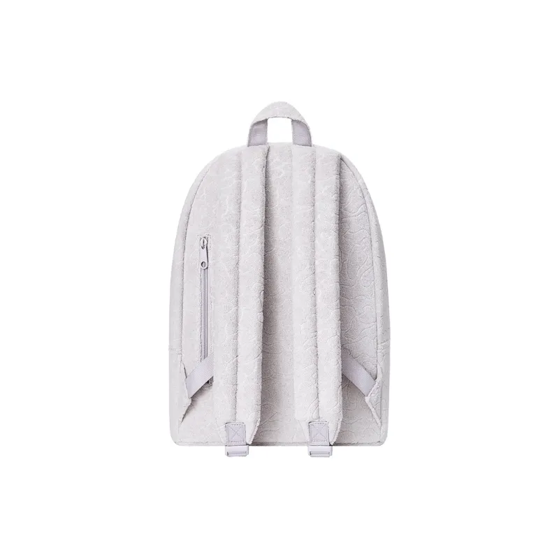 MAH Cotton Backpack Regular Unisex Light Purple Gray-3