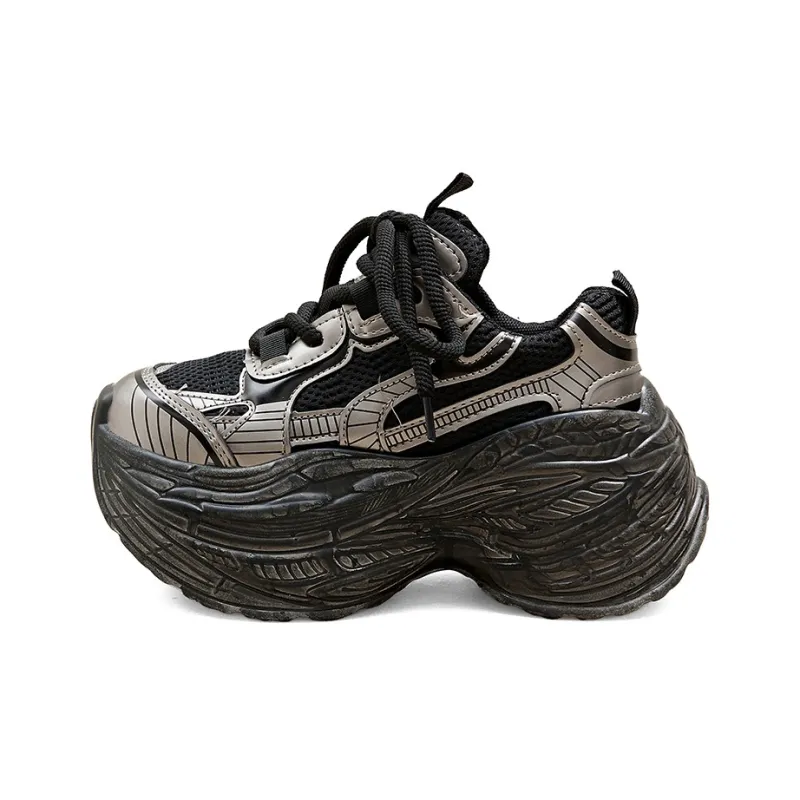 A Poinsettia Princess Low Top Chunky Sneakers Women's-8