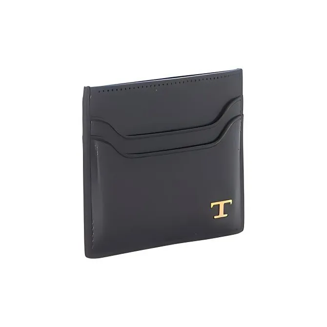 TOD'S Logo-plaque Leather Cardholder-1