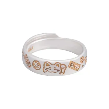 OWNREWARDS 999 Fine Silver Rings Unisex