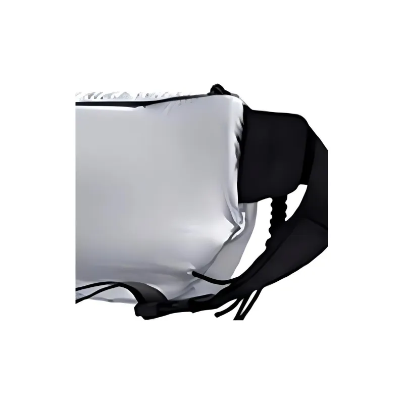 LiNing Fabric Shoulder Bag, Crossbody Bag, Fanny Pack Regular Unisex Silver-3