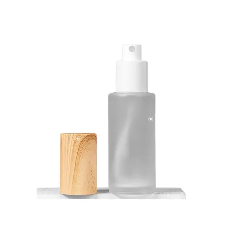 JINGLINGLONG 2 Pcs Matte Glass Spray Bottles 50ml Thickened Glass Wear-Resistant Durable Travel Portable Small Bottles