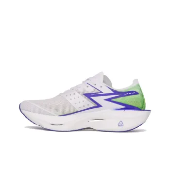 361° Fly Burn 3 Wear Resistant Lightweight Rebound Low Top Carbon Plate Marathon Running Shoes Men's White