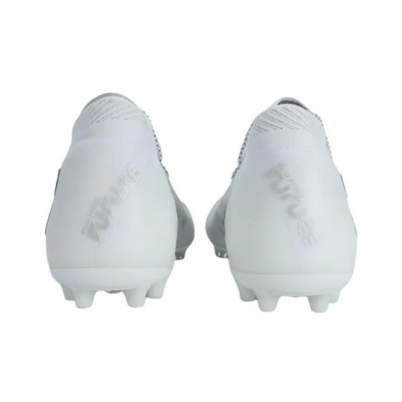 PUMA FUTURE 8 MG Rubber Short Studs Anti Slip Wear Resistant Soccer Shoes Men's White-3