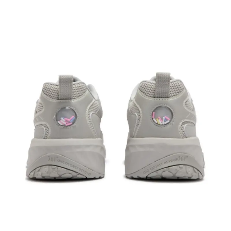 361° Breathable Cushioning Height Increasing Low Top Skateboard Shoes Men's Float Stone Color-3
