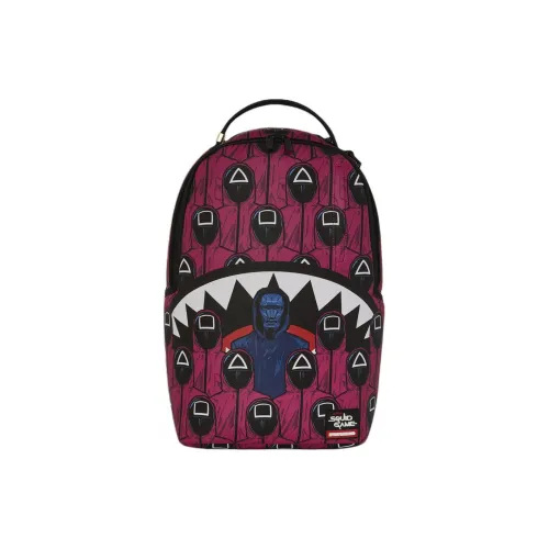 SPRAYGROUND Artificial Leather Backpack Unisex Pink
