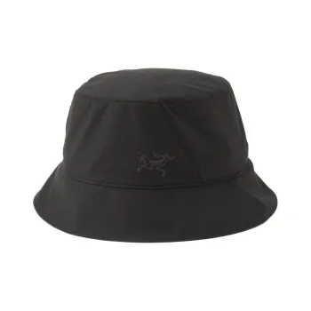 Arcteryx Nylon Bucket Hats Unisex Black