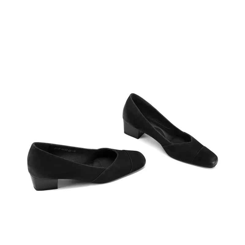 XICUNMINGWU High Heels Women's Black/Caramel-9