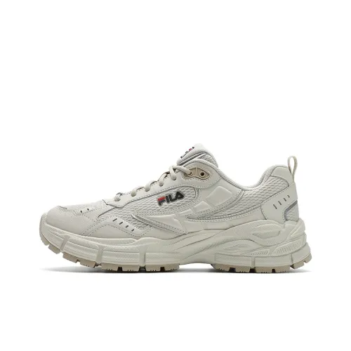 FILA Cushioning Wear Resistant Low Top Running Shoes Men's Oat Brown