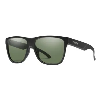 SMITH Plastic Rectangular Sunglasses Unisex Black