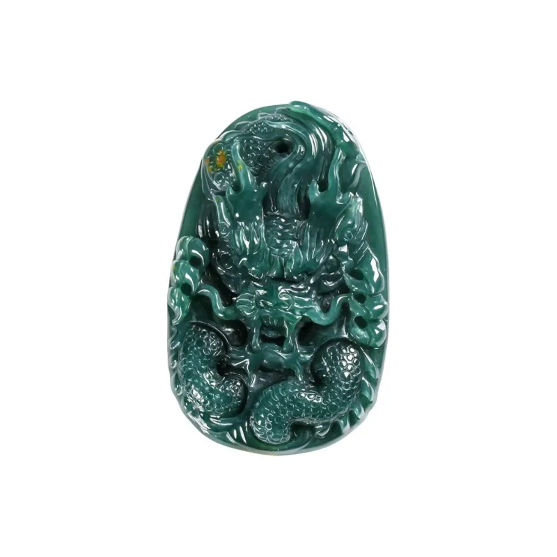 PUPAN Ice Glutinous Jadeite Pendants Unisex-0