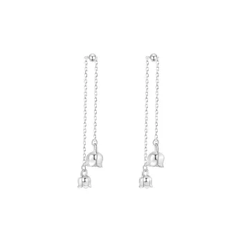 Onakiiko S999 Fine Silver Earrings Women's