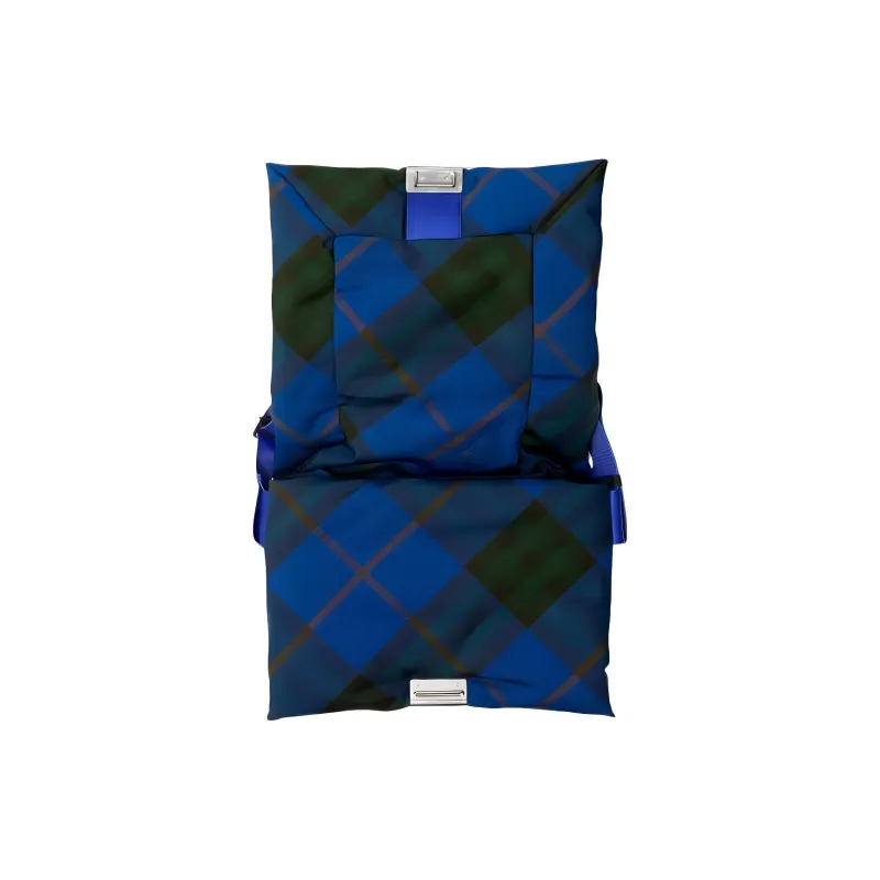 Burberry Polyester Polyurethane Shoulder Bag Crossbody Bag Men's Knight Blue-3
