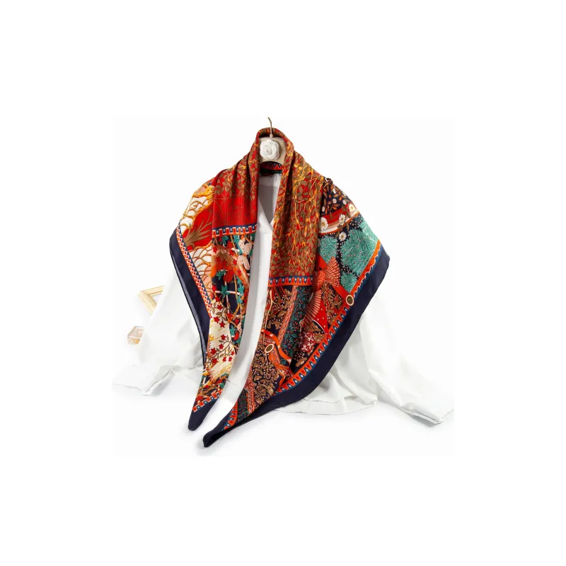 Shanghai Story 100% Mulberry Silk Silk Scarves Women's-6